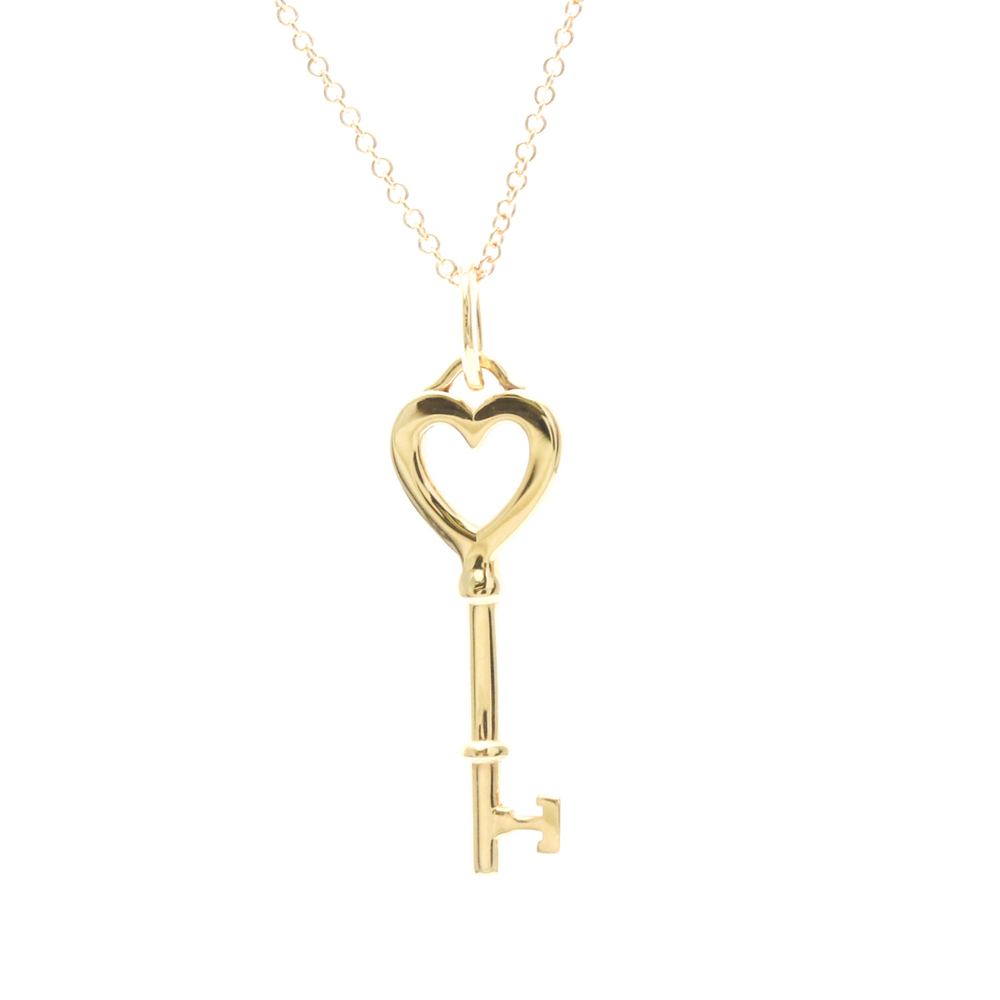 TIFFANY & CO. 18k Gold Heart Necklace